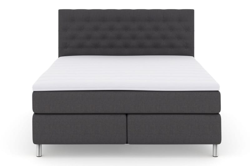 Select No 3 Komplett Sängpaket 210x210 Fast/Medium - Mörkgrå/Metall - Möbler - Säng - Kontinentalsäng