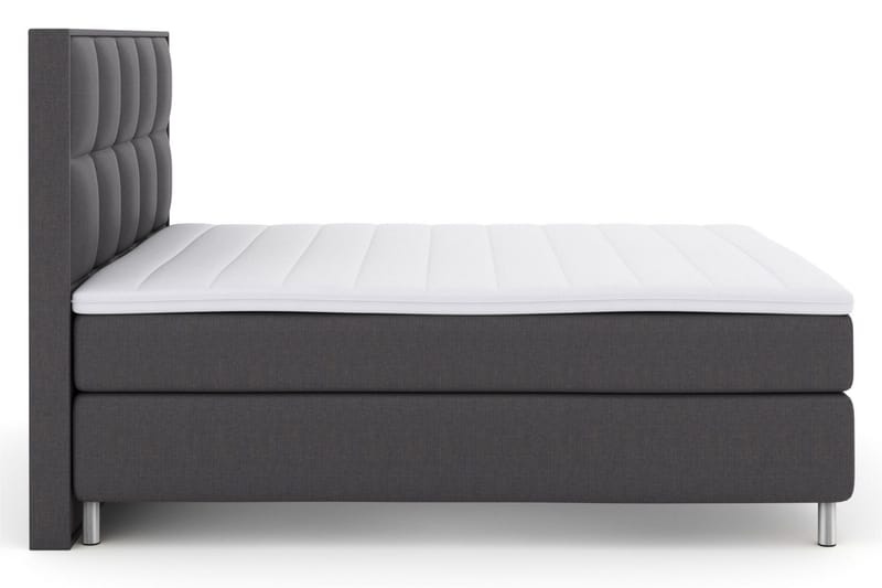 Select No 3 Komplett Sängpaket 210x210 Fast/Medium - Mörkgrå/Metall - Möbler - Säng - Kontinentalsäng