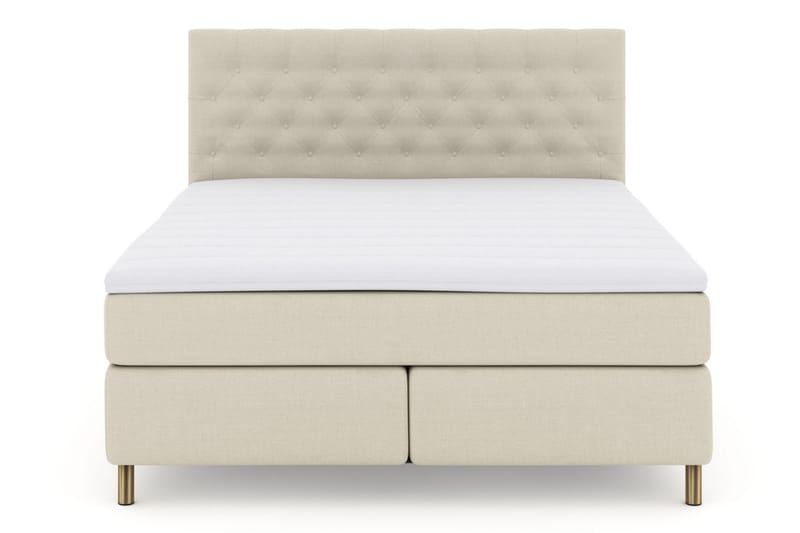 Select No 3 Komplett Sängpaket 210x210 Medium - Beige/Koppar - Möbler - Säng - Kontinentalsäng