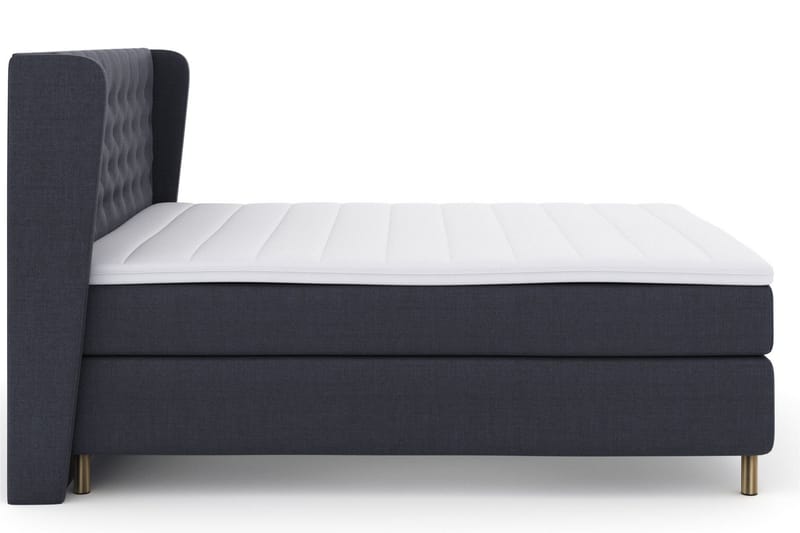 Select No 3 Komplett Sängpaket 210x210 Medium - Blå/Koppar - Möbler - Säng - Kontinentalsäng