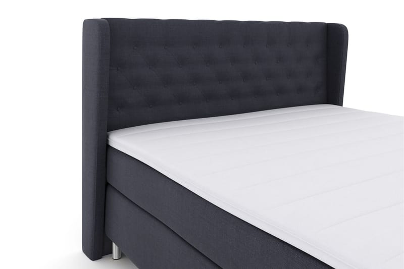 Select No 3 Komplett Sängpaket 210x210 Medium - Blå/Metall - Möbler - Säng - Kontinentalsäng