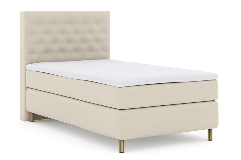 Select No 3 Kontinentalsäng 120x200 Fast - Beige/Koppar - Möbler - Säng - Kontinentalsäng