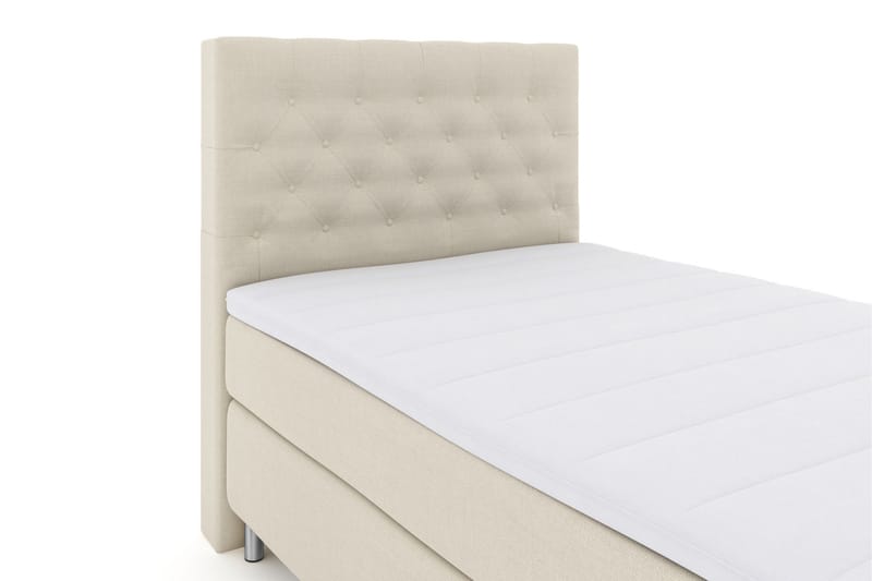 Select No 3 Kontinentalsäng 120x200 Fast - Beige/Metall - Möbler - Säng - Kontinentalsäng