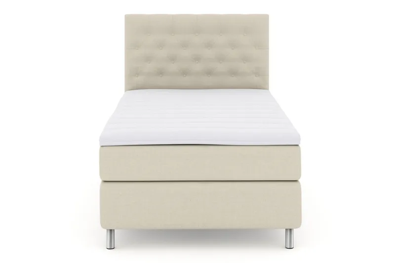 Select No 3 Kontinentalsäng 120x200 Fast - Beige/Metall - Möbler - Säng - Kontinentalsäng