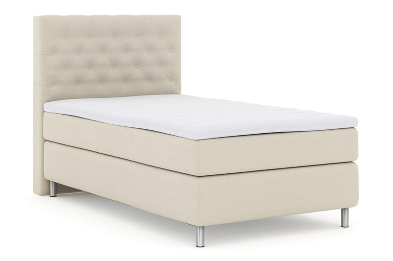Select No 3 Kontinentalsäng 120x200 Fast - Beige/Metall - Möbler - Säng - Kontinentalsäng