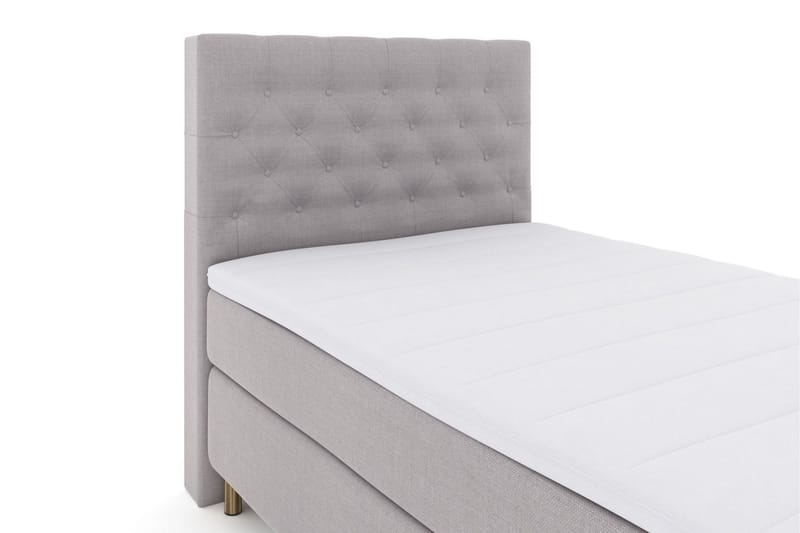 Select No 3 Kontinentalsäng 120x200 Fast - Ljusgrå/Koppar - Möbler - Säng - Kontinentalsäng
