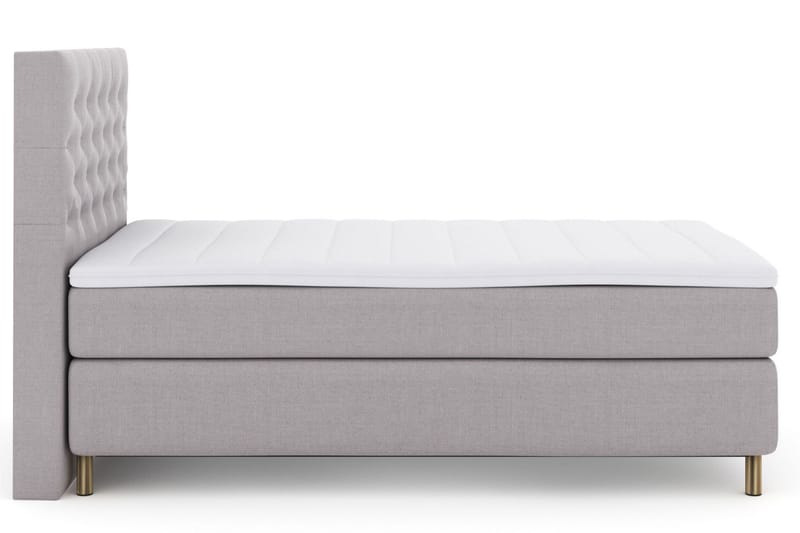 Select No 3 Kontinentalsäng 120x200 Fast - Ljusgrå/Koppar - Möbler - Säng - Kontinentalsäng