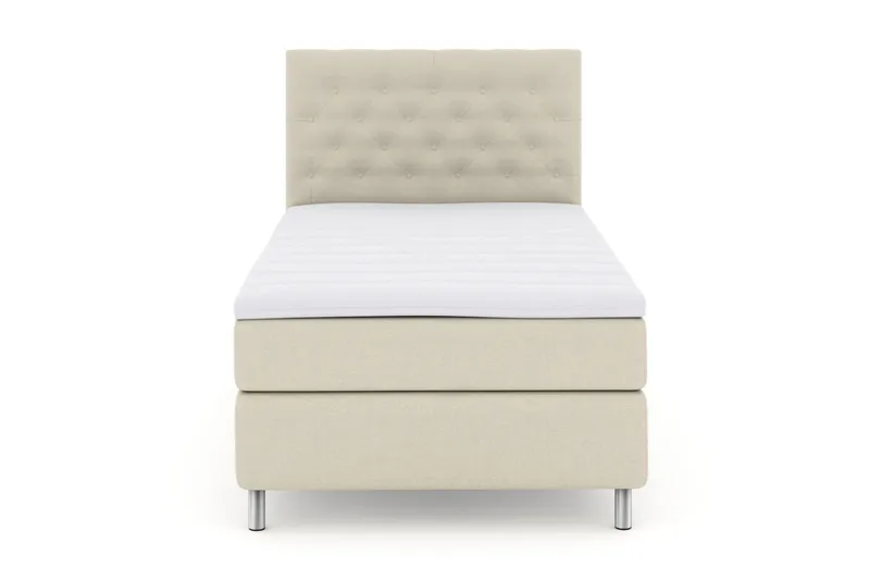 Select No 3 Kontinentalsäng 120x200 Medium - Beige/Metall - Möbler - Säng - Kontinentalsäng