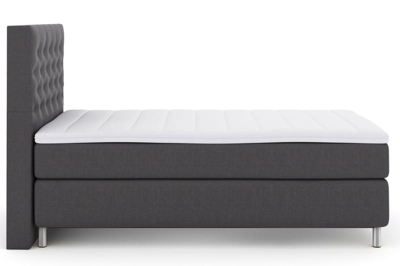 Select No 3 Kontinentalsäng 120x200 Medium - Mörkgrå/Metall - Möbler - Säng - Kontinentalsäng