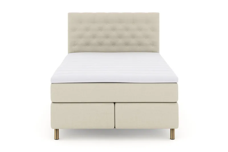 Select No 3 Kontinentalsäng 140x200 Fast - Beige/Koppar - Möbler - Säng - Kontinentalsäng