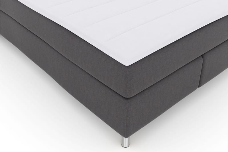 Select No 3 Kontinentalsäng 140x200 Fast/Medium - Mörkgrå/Metall - Möbler - Säng - Kontinentalsäng