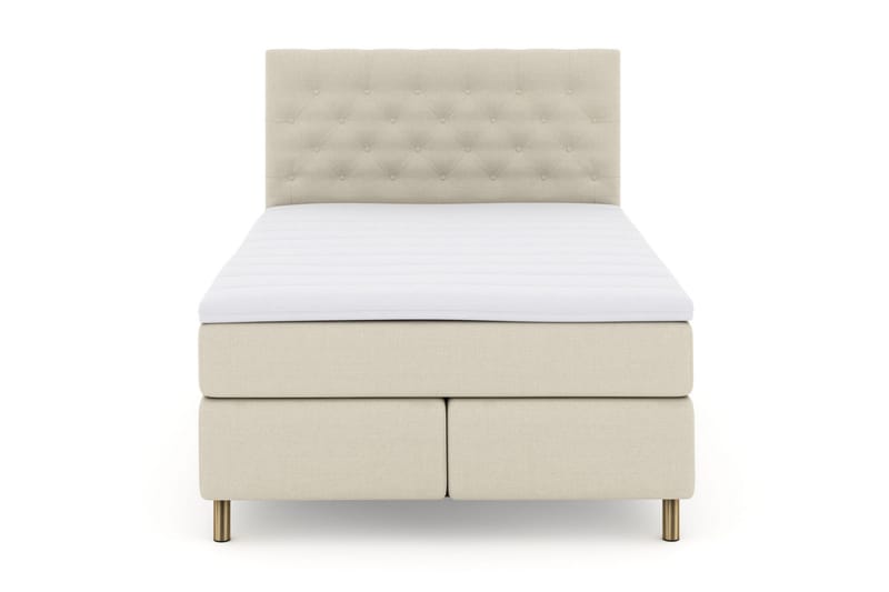 Select No 3 Kontinentalsäng 140x200 Medium - Beige/Koppar - Möbler - Säng - Kontinentalsäng