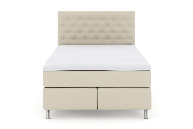 Select No 3 Kontinentalsäng 140x200 Medium - Beige/Metall - Möbler - Säng - Kontinentalsäng