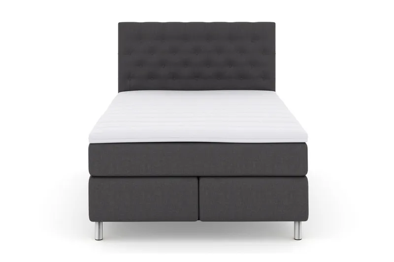 Select No 3 Kontinentalsäng 140x200 Medium - Mörkgrå/Metall - Möbler - Säng - Kontinentalsäng