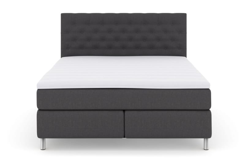 Select No 3 Kontinentalsäng 160x200 Fast - Mörkgrå/Metall - Möbler - Säng - Kontinentalsäng