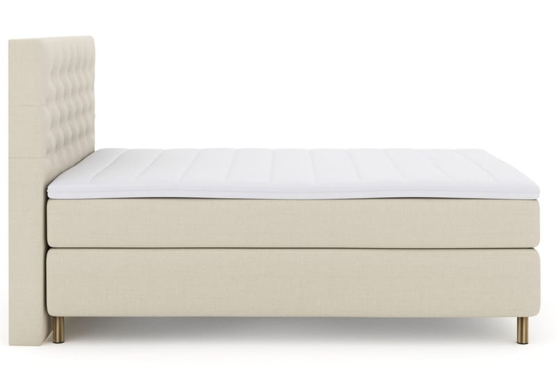 Select No 3 Kontinentalsäng 160x200 Fast/Medium - Beige/Koppar - Möbler - Säng - Kontinentalsäng