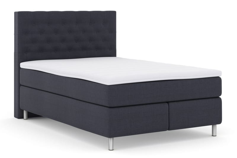 Select No 3 Kontinentalsäng 160x200 Fast/Medium - Blå/Metall - Möbler - Säng - Kontinentalsäng