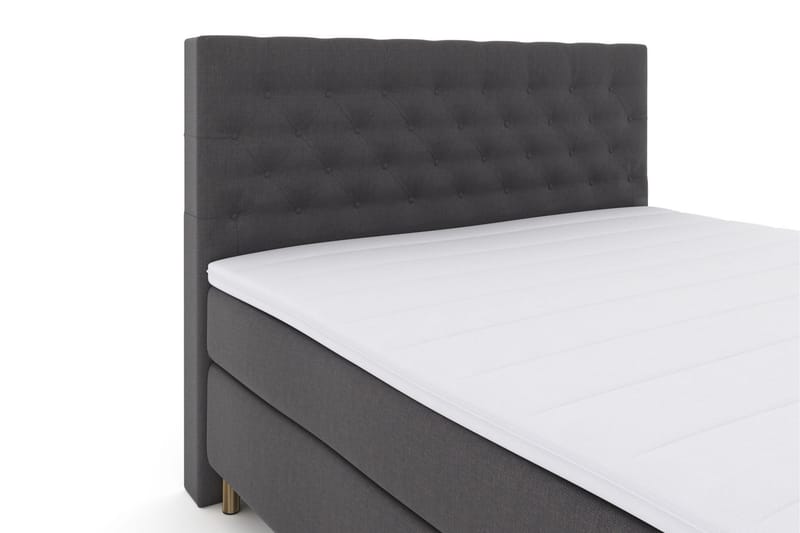 Select No 3 Kontinentalsäng 160x200 Fast/Medium - Mörkgrå/Koppar - Möbler - Säng - Kontinentalsäng