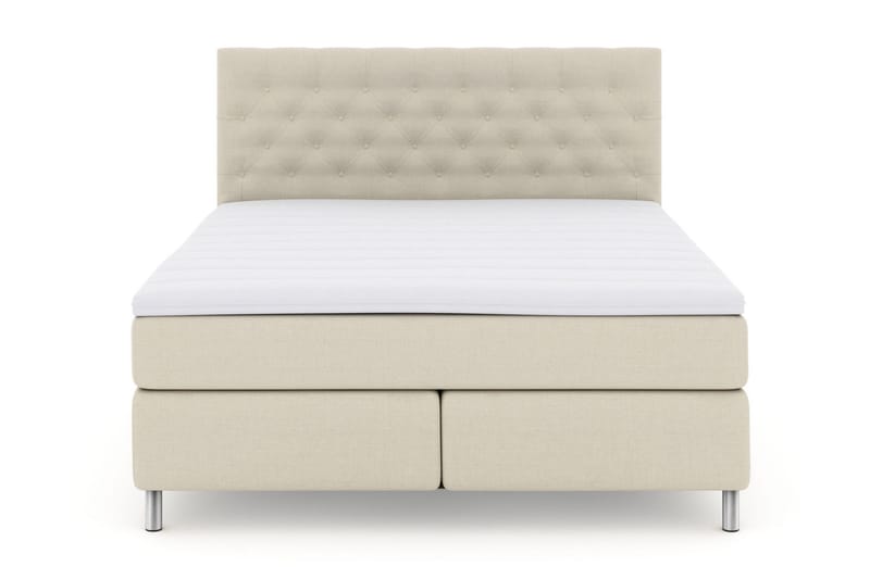 Select No 3 Kontinentalsäng 180x200 Fast - Beige/Metall - Möbler - Säng - Kontinentalsäng