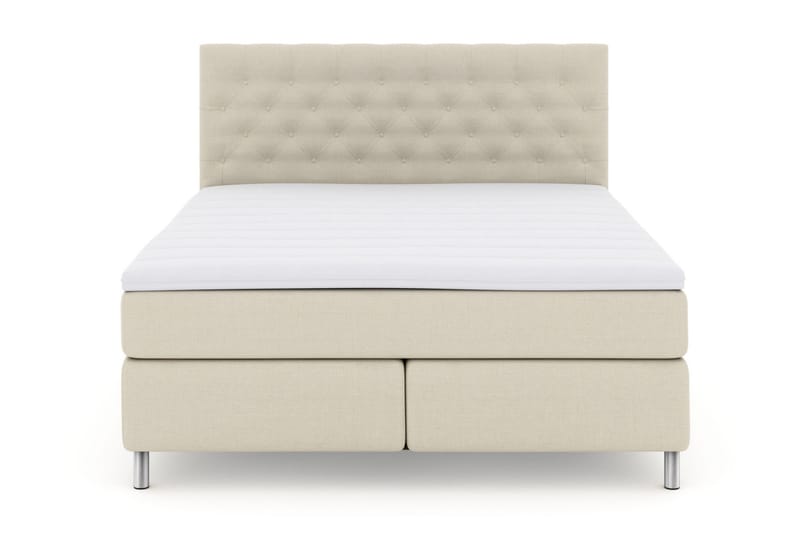 Select No 3 Kontinentalsäng 180x200 Fast - Beige/Metall - Möbler - Säng - Kontinentalsäng