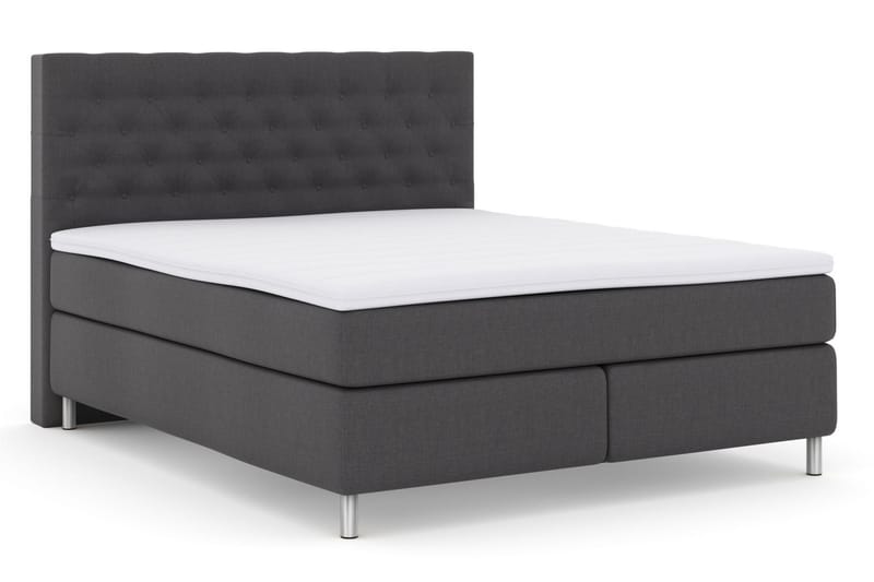 Select No 3 Kontinentalsäng 180x200 Fast - Mörkgrå/Metall - Möbler - Säng - Kontinentalsäng