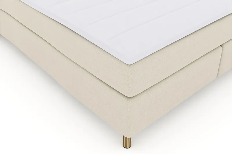 Select No 3 Kontinentalsäng 180x200 Fast/Medium - Beige/Koppar - Möbler - Säng - Kontinentalsäng