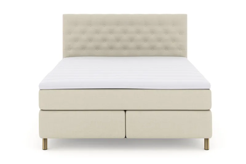Select No 3 Kontinentalsäng 180x200 Fast/Medium - Beige/Koppar - Möbler - Säng - Kontinentalsäng
