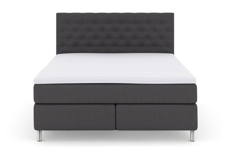 Select No 3 Kontinentalsäng 180x200 Fast/Medium - Mörkgrå/Metall - Möbler - Säng - Kontinentalsäng