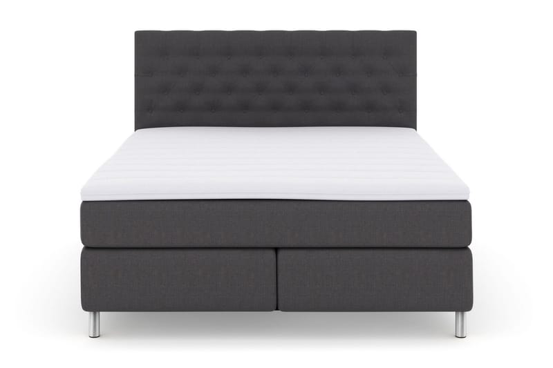 Select No 3 Kontinentalsäng 180x200 Fast/Medium - Mörkgrå/Metall - Möbler - Säng - Kontinentalsäng