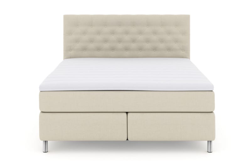 Select No 3 Kontinentalsäng 180x200 Medium - Beige/Metall - Möbler - Säng - Kontinentalsäng