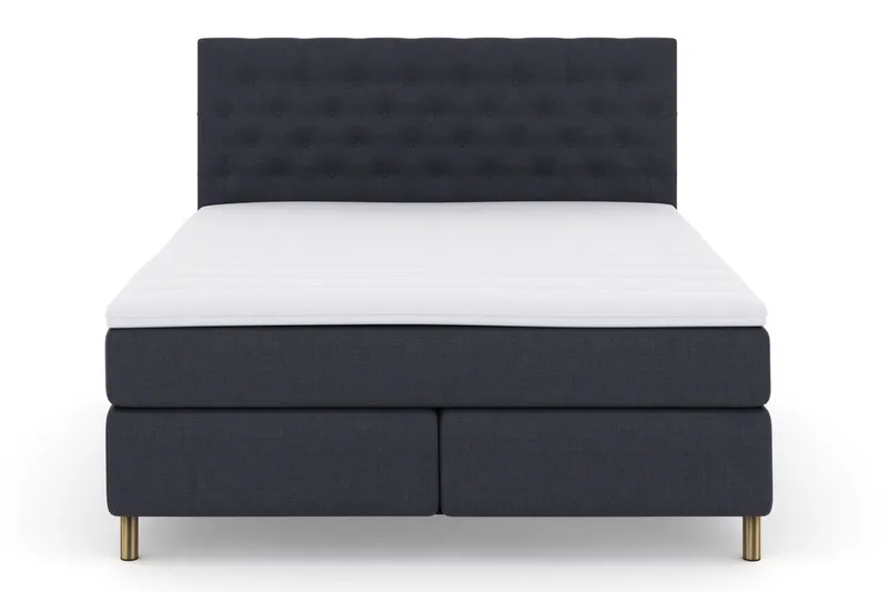 Select No 3 Kontinentalsäng 180x200 Medium, Blå/Koppar