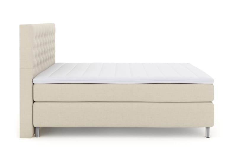 Select No 3 Kontinentalsäng 210x210 Fast - Beige/Metall - Möbler - Säng - Kontinentalsäng
