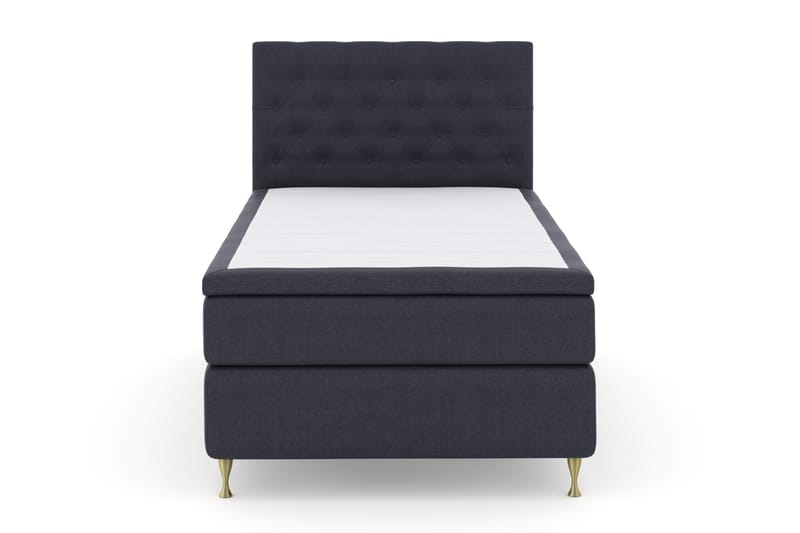 Select No 4 Komplett Sängpaket 120x200 Fast - Blå/Guld - Möbler - Säng - Komplett sängpaket