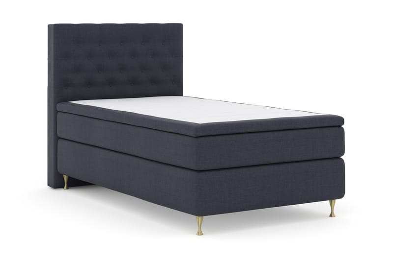 Select No 4 Komplett Sängpaket 120x200 Fast - Blå/Guld - Möbler - Säng - Komplett sängpaket