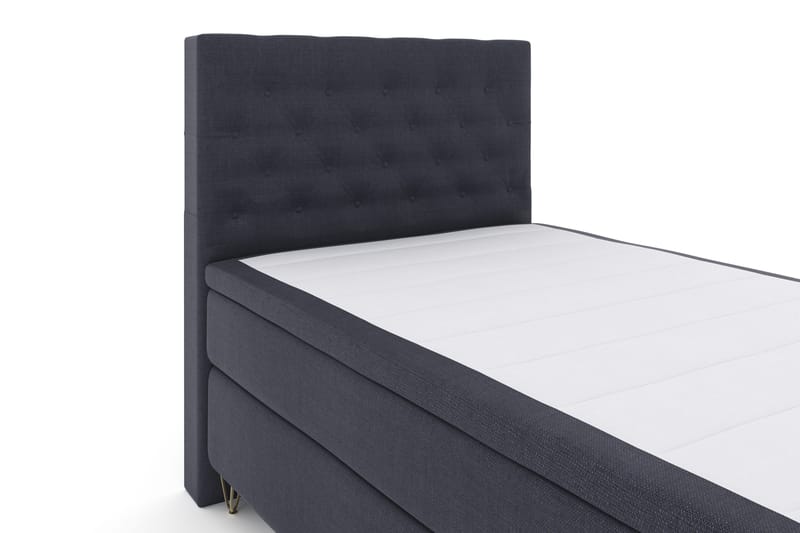 Select No 4 Komplett Sängpaket 120x200 Fast - Blå/Metall V-form - Möbler - Säng - Kontinentalsäng
