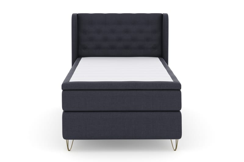 Select No 4 Komplett Sängpaket 120x200 Fast - Blå/Metall V-form - Möbler - Säng - Komplett sängpaket