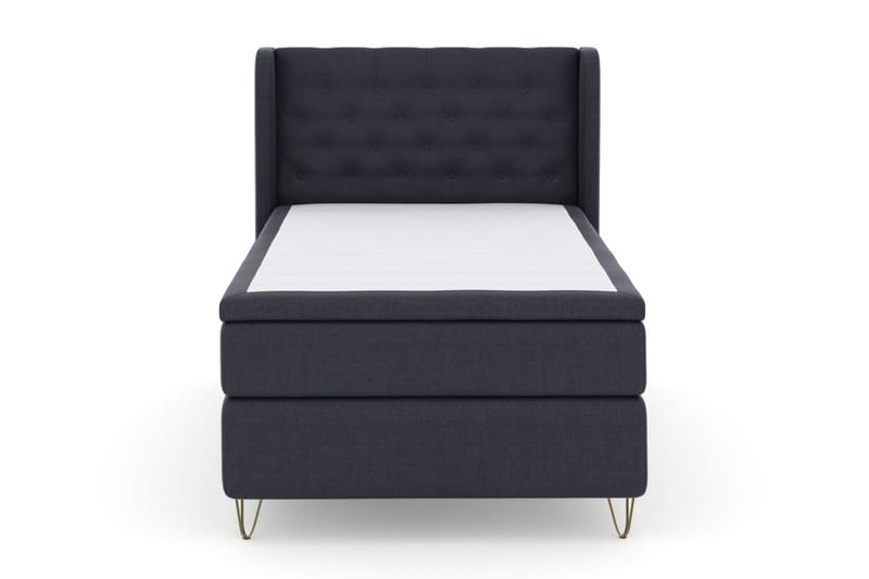 Select No 4 Komplett Sängpaket 120x200 Medium - Blå/Metall V-form - Möbler - Säng - Komplett sängpaket