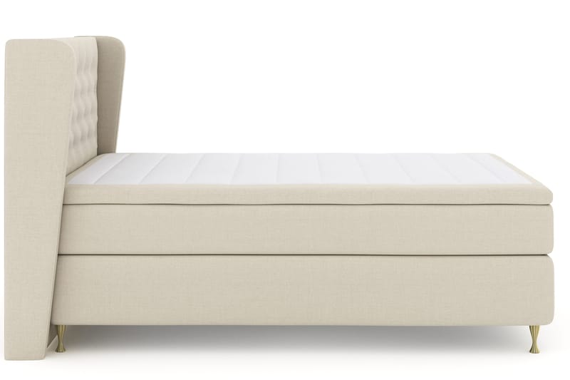 Select No 4 Komplett Sängpaket 140x200 Fast - Beige/Guld - Möbler - Säng - Kontinentalsäng