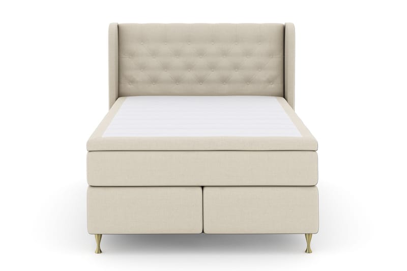 Select No 4 Komplett Sängpaket 140x200 Fast - Beige/Guld - Möbler - Säng - Kontinentalsäng