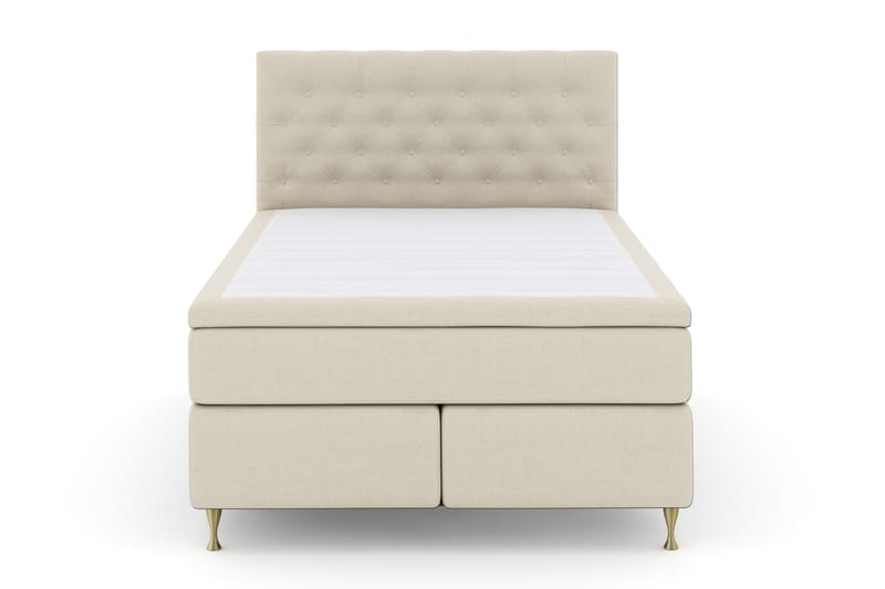Select No 4 Komplett Sängpaket 140x200 Fast - Beige/Guld - Möbler - Säng - Komplett sängpaket