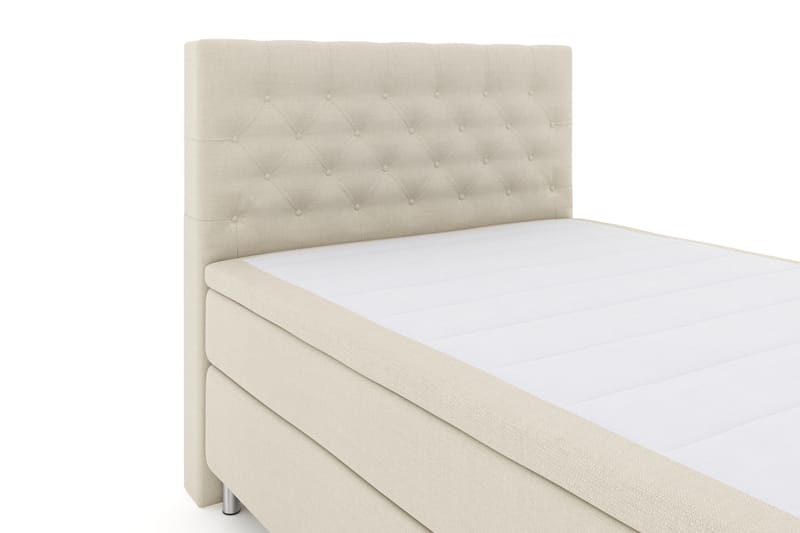 Select No 4 Komplett Sängpaket 140x200 Fast - Beige/Metall - Komplett sängpaket - Kontinentalsäng - Dubbelsäng