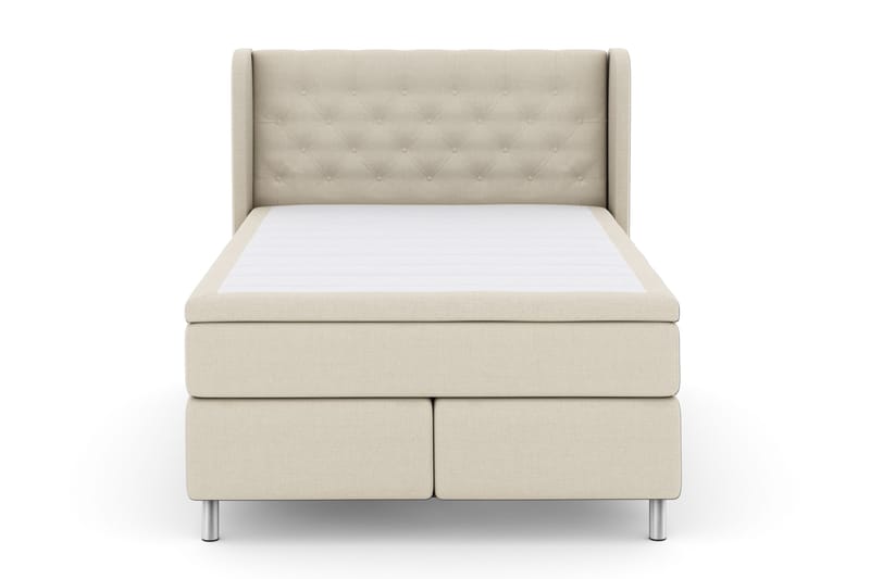 Select No 4 Komplett Sängpaket 140x200 Fast - Beige/Metall - Möbler - Säng - Kontinentalsäng
