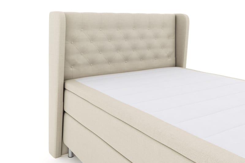 Select No 4 Komplett Sängpaket 140x200 Fast - Beige/Metall - Möbler - Säng - Kontinentalsäng