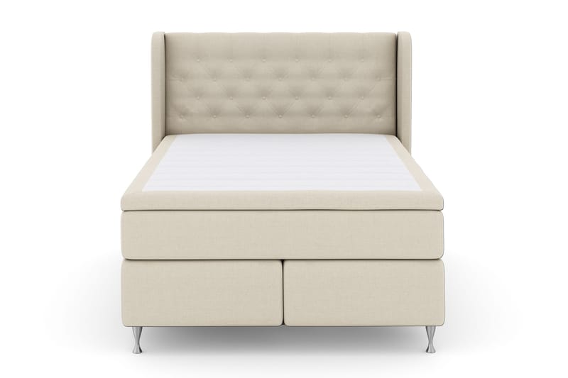 Select No 4 Komplett Sängpaket 140x200 Fast - Beige/Silver - Möbler - Säng - Kontinentalsäng