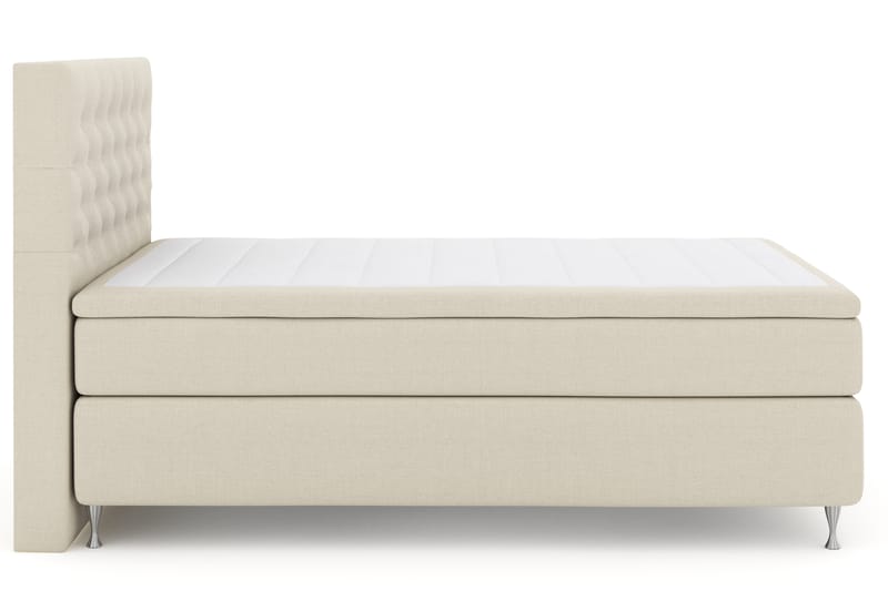 Select No 4 Komplett Sängpaket 140x200 Fast - Beige/Silver - Möbler - Säng - Komplett sängpaket