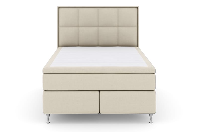 Select No 4 Komplett Sängpaket 140x200 Fast - Beige/Silver - Möbler - Säng - Komplett sängpaket