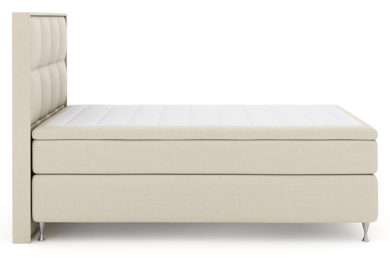 Select No 4 Komplett Sängpaket 140x200 Fast - Beige/Silver - Möbler - Säng - Komplett sängpaket