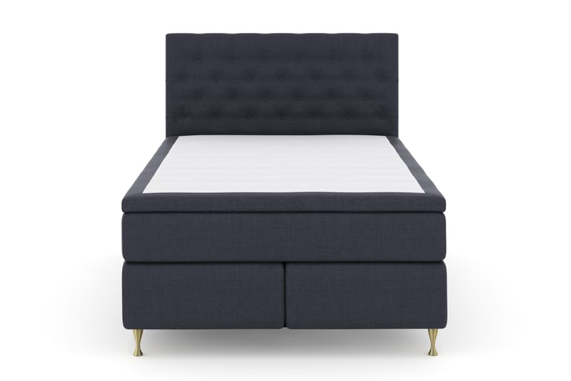 Select No 4 Komplett Sängpaket 140x200 Fast - Blå/Guld - Möbler - Säng - Komplett sängpaket