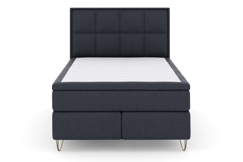 Select No 4 Komplett Sängpaket 140x200 Fast - Blå/Metall V-form - Möbler - Säng - Komplett sängpaket