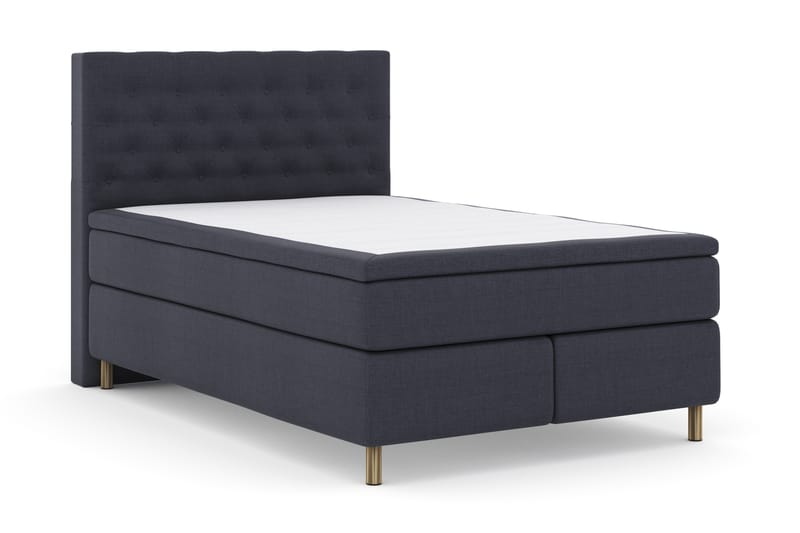 Select No 4 Komplett Sängpaket 140x200 Fast - Blå/Metall - Möbler - Säng - Komplett sängpaket